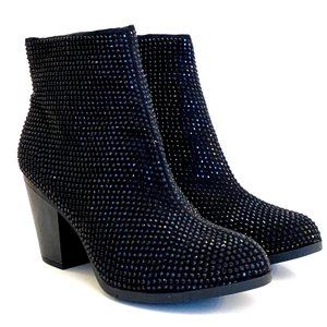 JUICY COUTURE WOMEN'S RHINESTONE ANKLE BOOTS